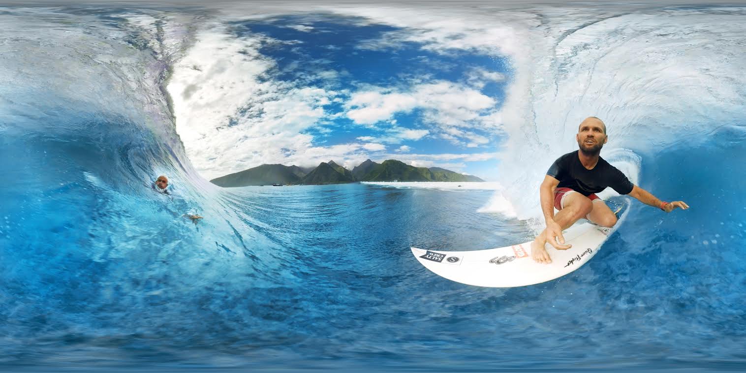 Surfing the Legendary Barrels of Tahiti in 360 Video - VRScout