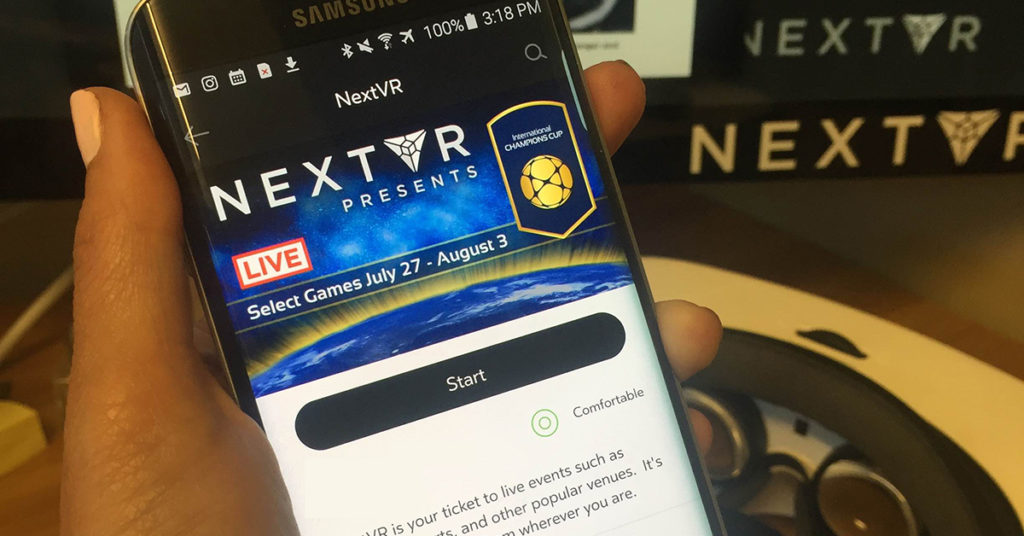 NextVR app på Gear VR