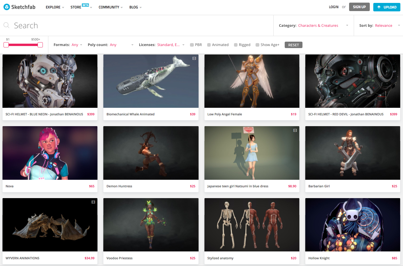 are all sketchfab models compatible with oculus
