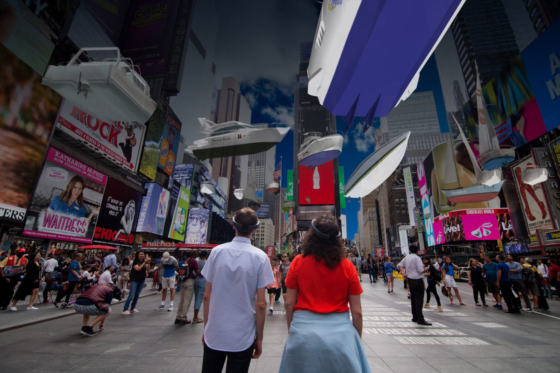 See Times Square Underwater In Microsoft S Ar Art Exhibit Vrscout