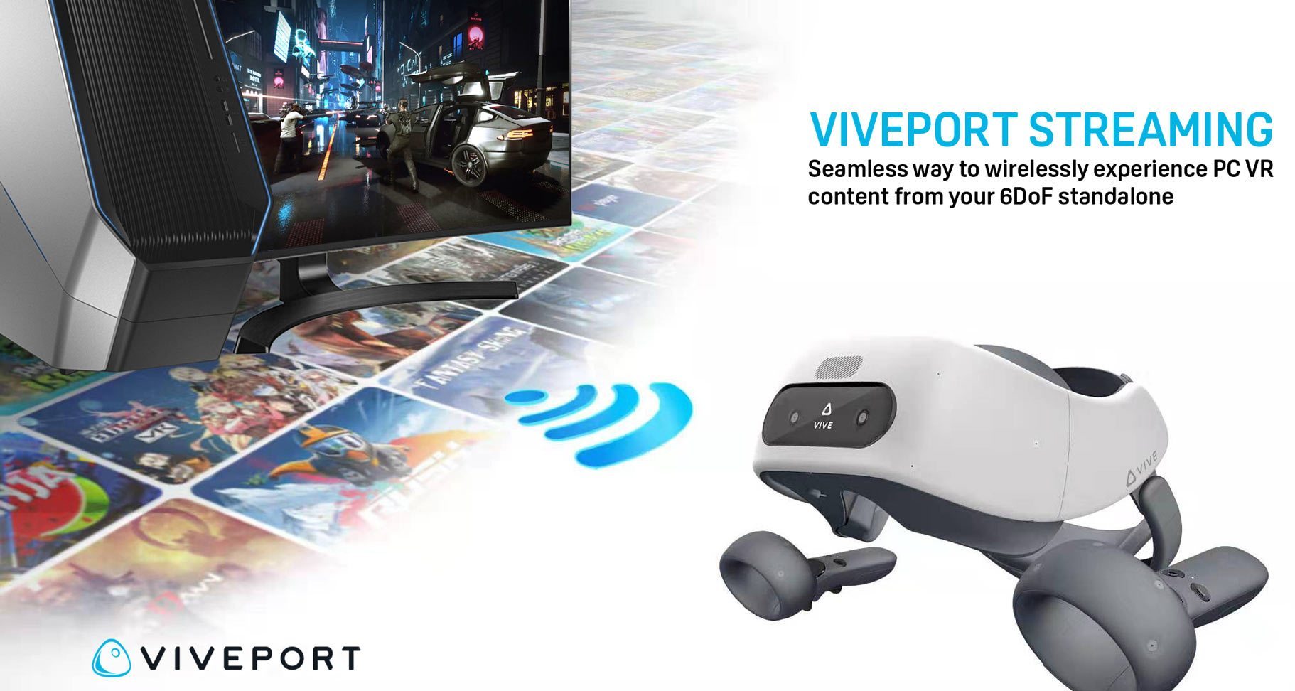 VIVEPORT VR Streaming Beta Now Available On Vive Focus Plus & - VRScout