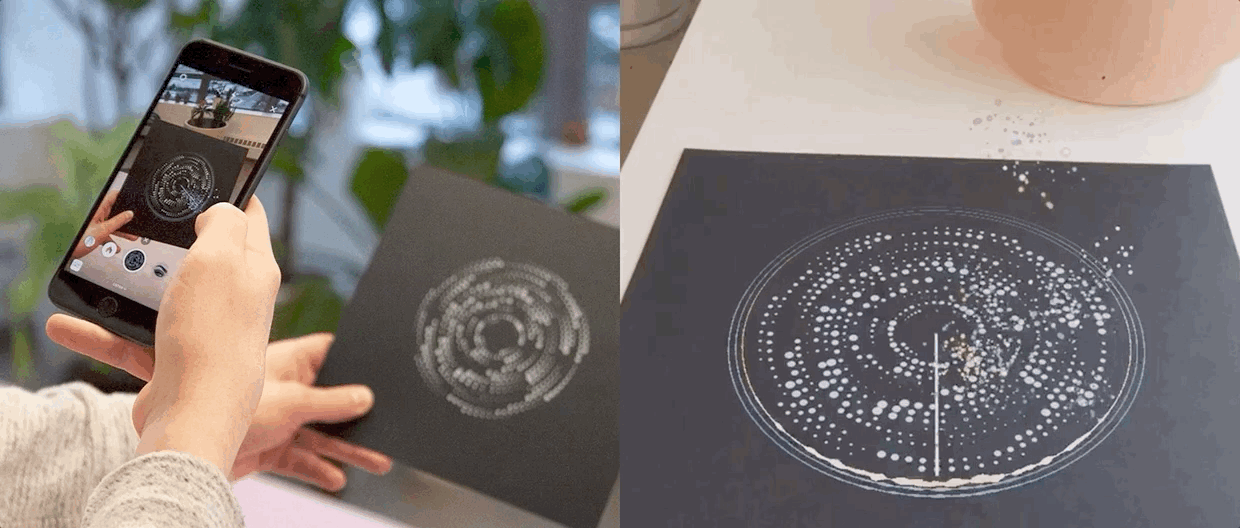 Company Turns Employees' Memories Into An AR Vinyl Record On Instagram -