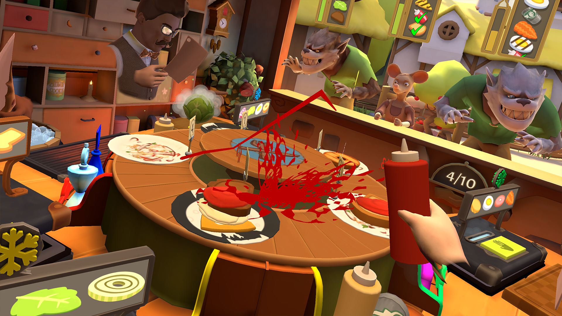Cook Out A Sandwich Tale Is A Deliciously Fun Co Op Cooking Experience Vrscout - roblox co op game blue and orange